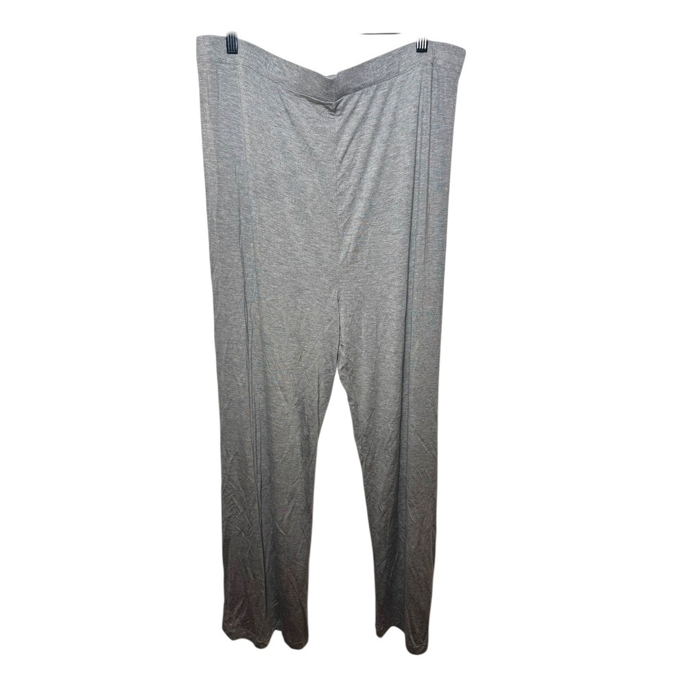 SKIMS Heather Gray Jersey Knit Wide Leg Lounge‎ Pants ONLY XL NWT